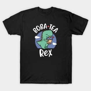 Boba Tea Rex - Cute Funny Bubble Tea T-Shirt